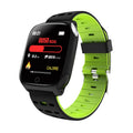 F16 smart watch with ECG monitor for blood pressure and heart rate tracking on wrist