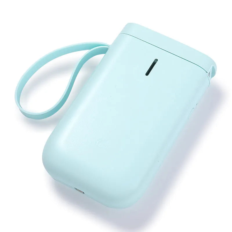 D11 Bluetooth thermal label printer with compact design and thermal paper