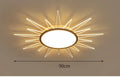 Aluminium circular LED ceiling lamp with remote dimming in multiple diameter sizes