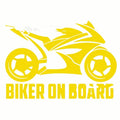 Reflective motorcycle car safety stickers in multiple colours and two size options
