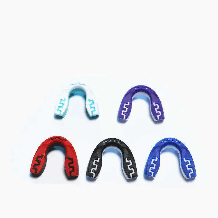 Adult boxing mouthguard with tooth socket design for martial arts protection