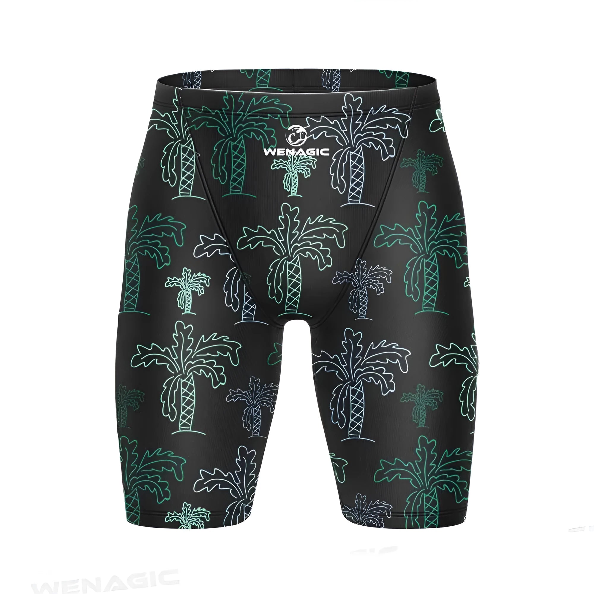 Men's stretch Lycra swimming pants with elastic waistband in briefs style