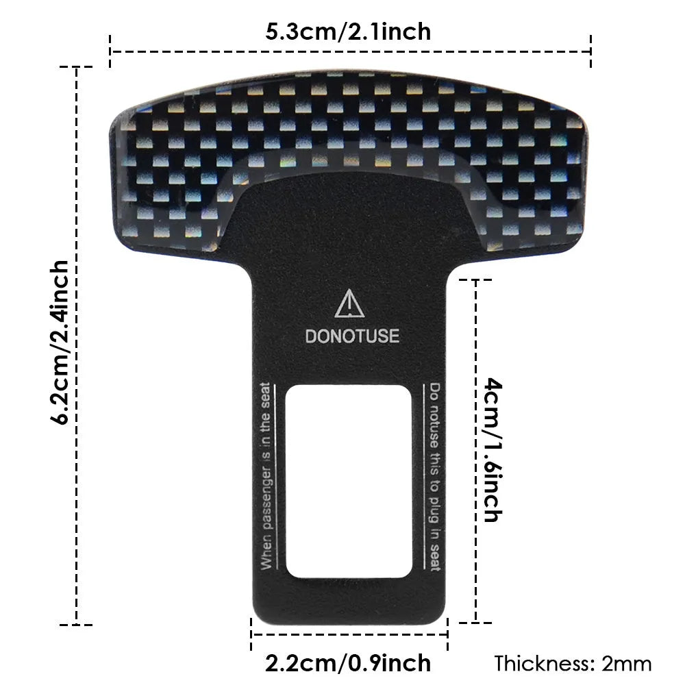 Aluminium alloy bottle opener keychain with 2.1cm lock tongue buckle and frosted carbon fibre finish