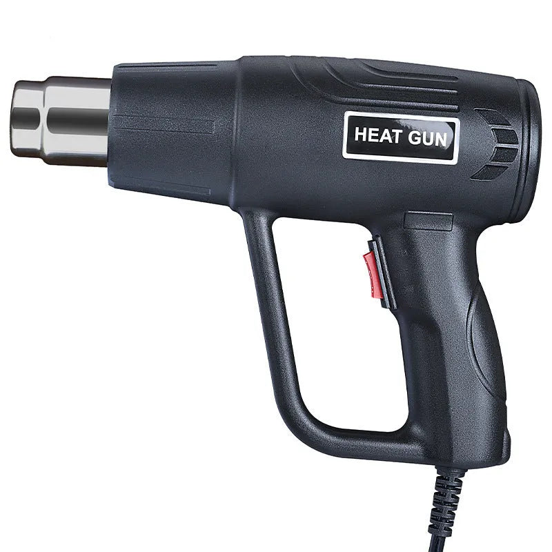 2000W industrial hot air tool with temperature control settings and grid-pattern air outlet