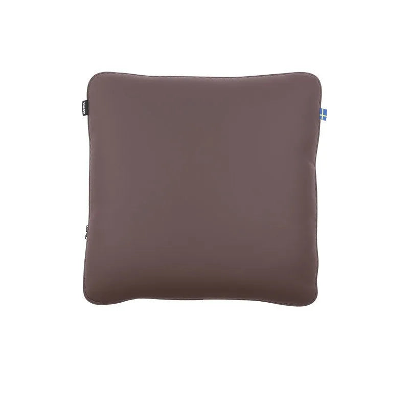 Volvo car headrest neck pillow with lumbar support in minimalist design