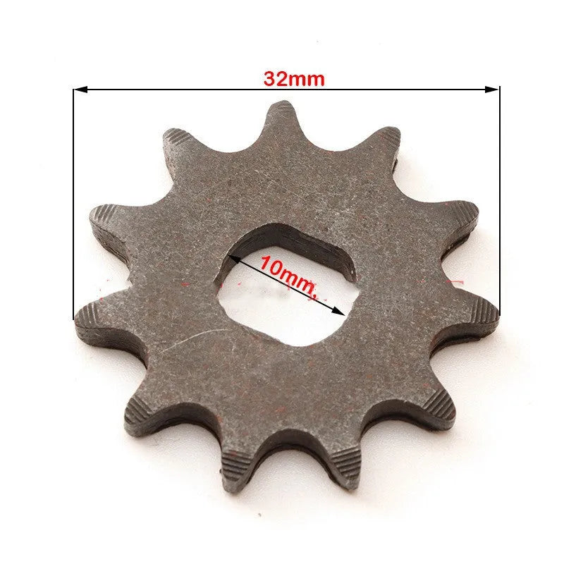 Cast iron motorcycle reduction gear with 11 teeth for 25hT8F chain