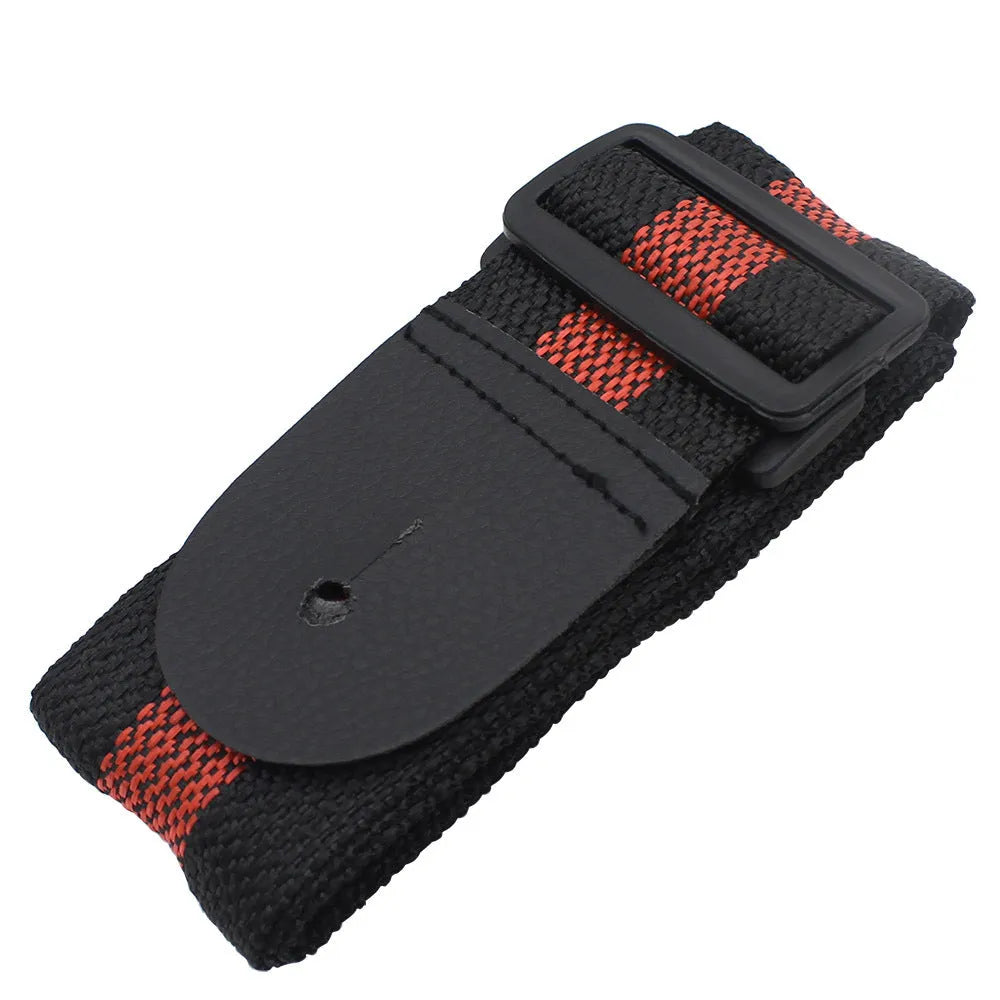 Woven crossbody instrument strap for guitars bass ukuleles in multiple colour options