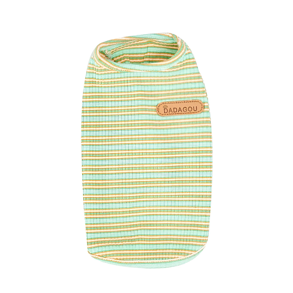 Cotton dog cooling vest in spring summer t-shirt style for small medium dogs sizes S to XXL
