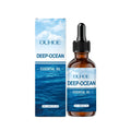 30ml glass bottle of Deep-Ocean essential oil blend with a blue label.