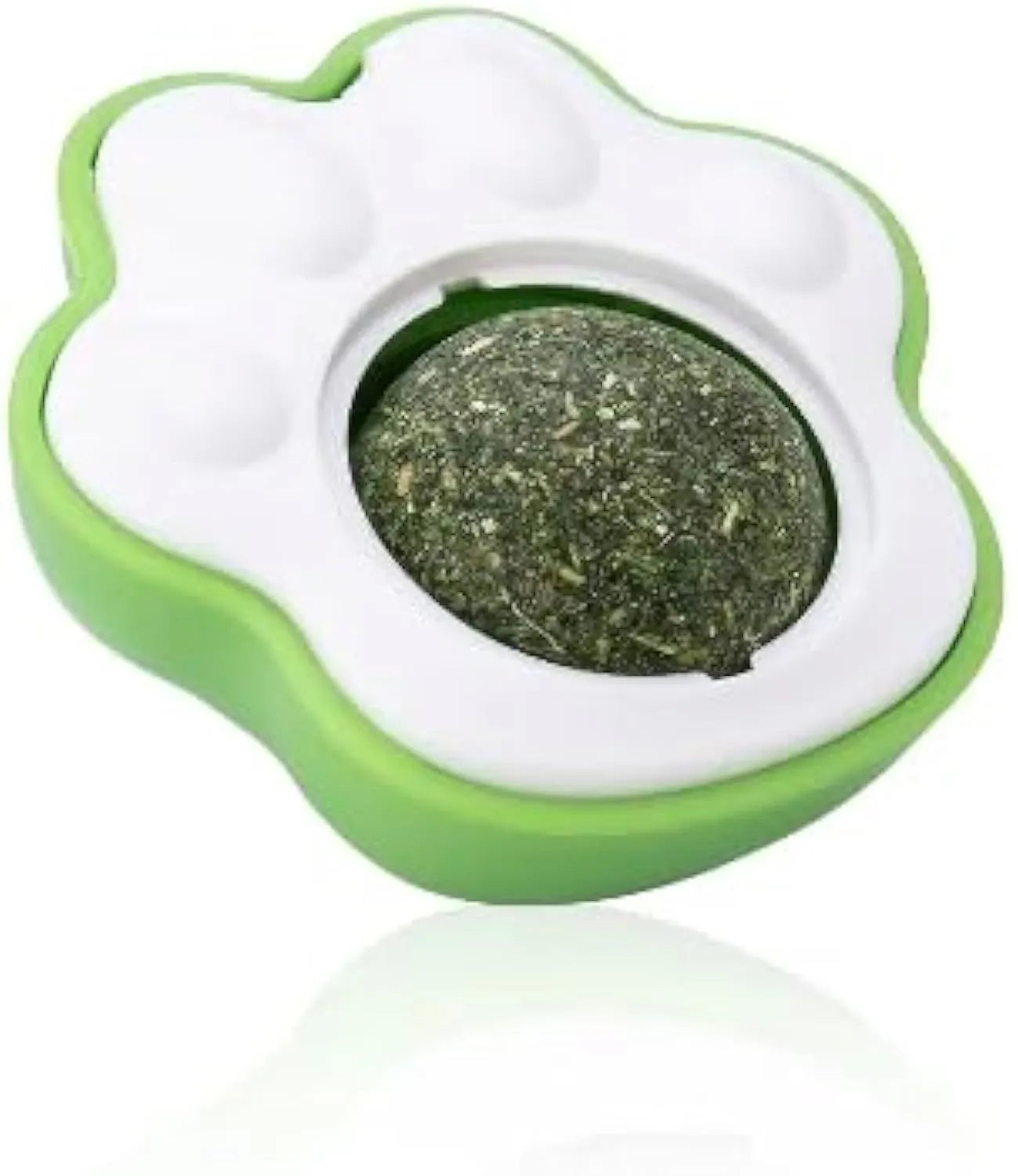 Plush catnip balls for cats in blue, green, and pink colours for interactive play and dental health