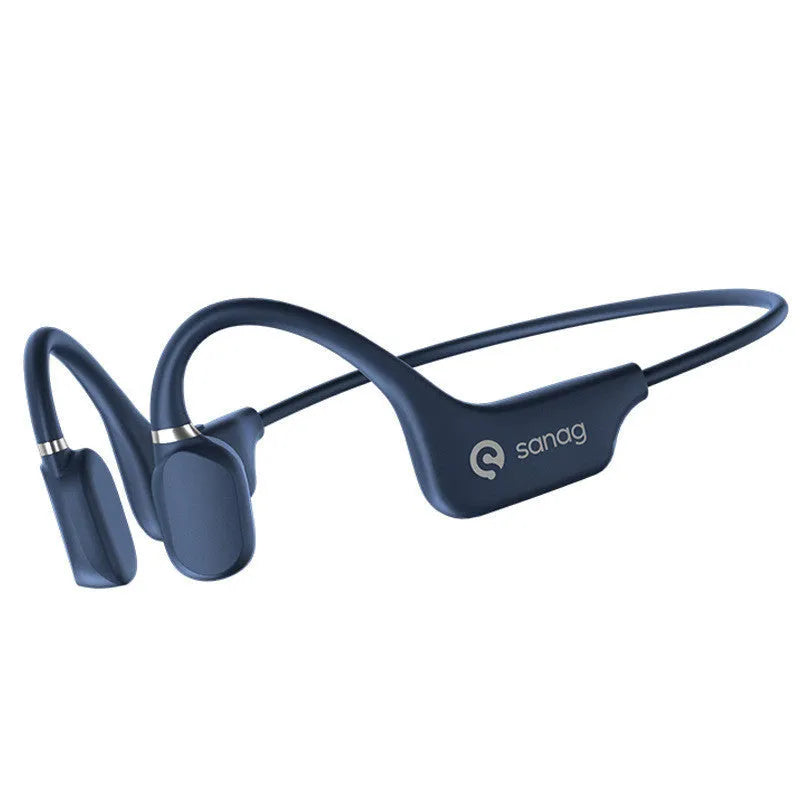 Bone conduction Bluetooth sports headphones in neckband design with six colour options