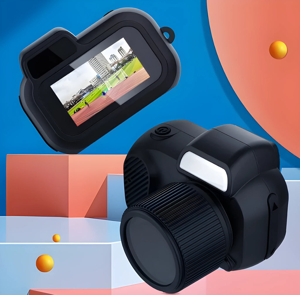 Black Y3000 HD outdoor sports camera with 0.96-inch display screen on a plain background.