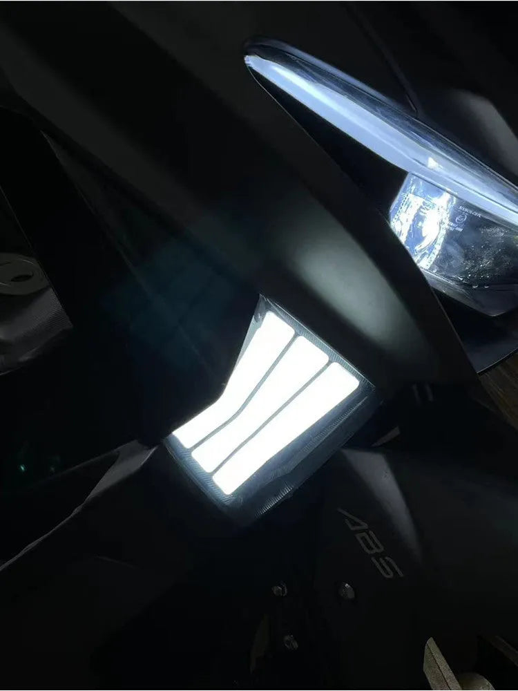 Two yellow LED turn signal bulbs for Tianying ts150 motorcycle cornering light replacement