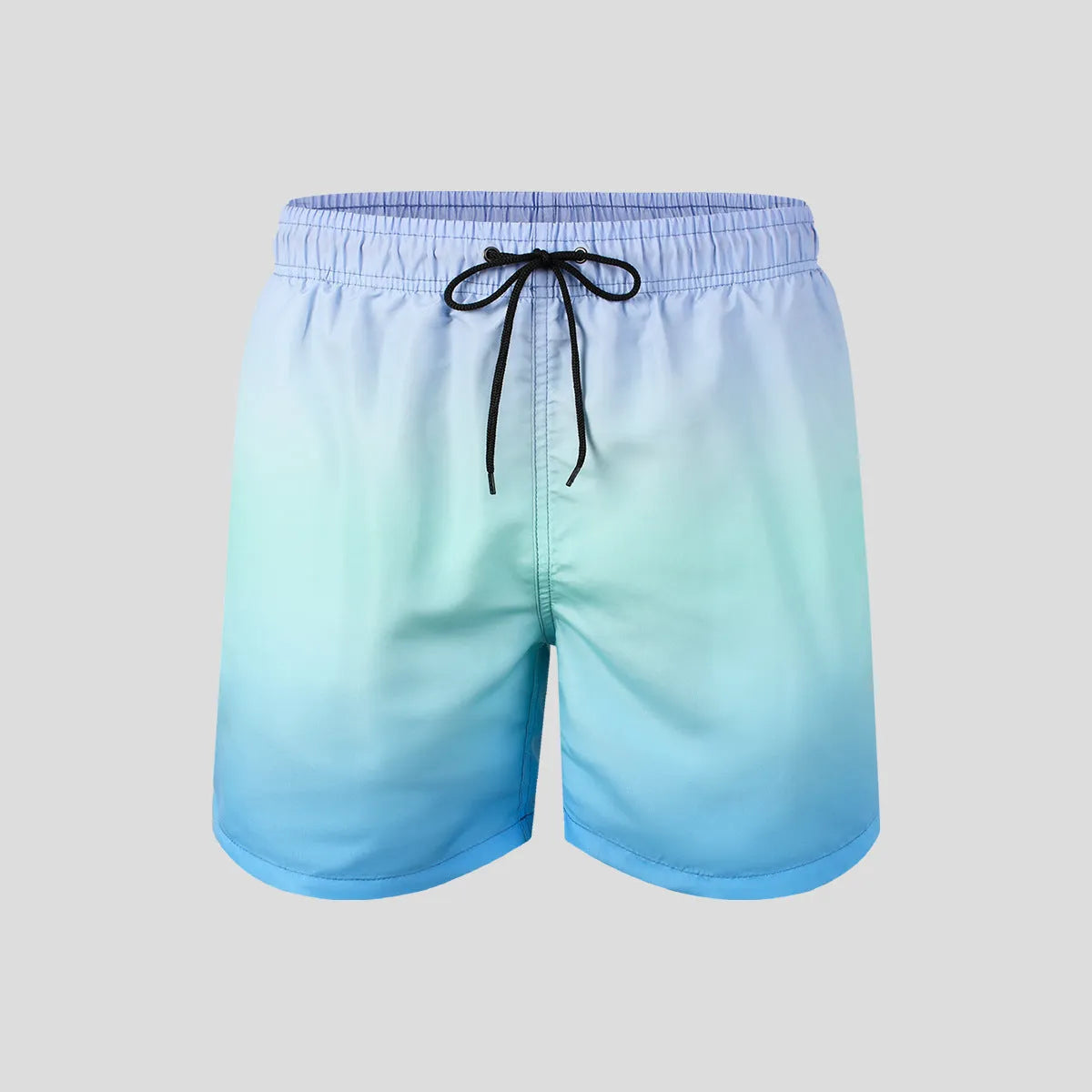 Men's gradient colour 3D digitally printed sport shorts in mesh cloth with athletic design