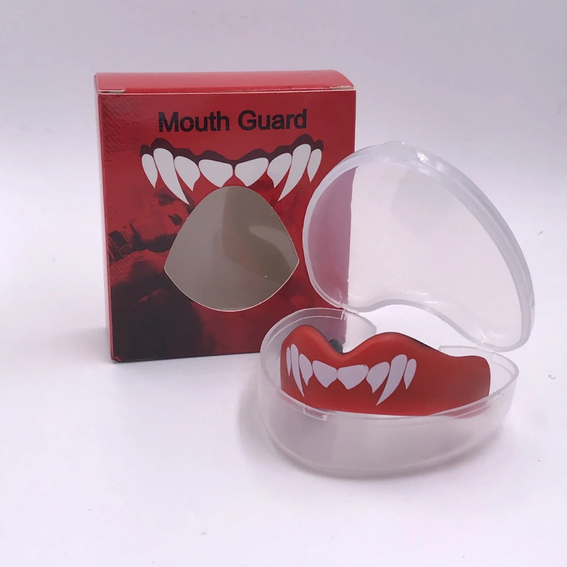 Adult boxing mouthguard with tooth socket design for martial arts protection