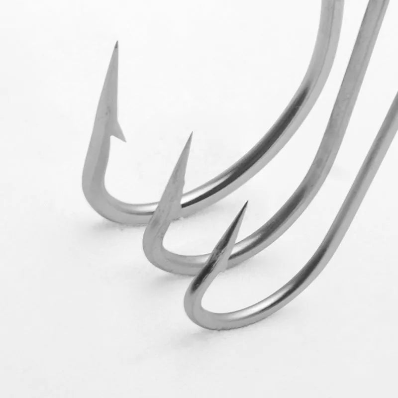 Alloy steel sea fishing hooks in multiple styles for ocean boat fishing