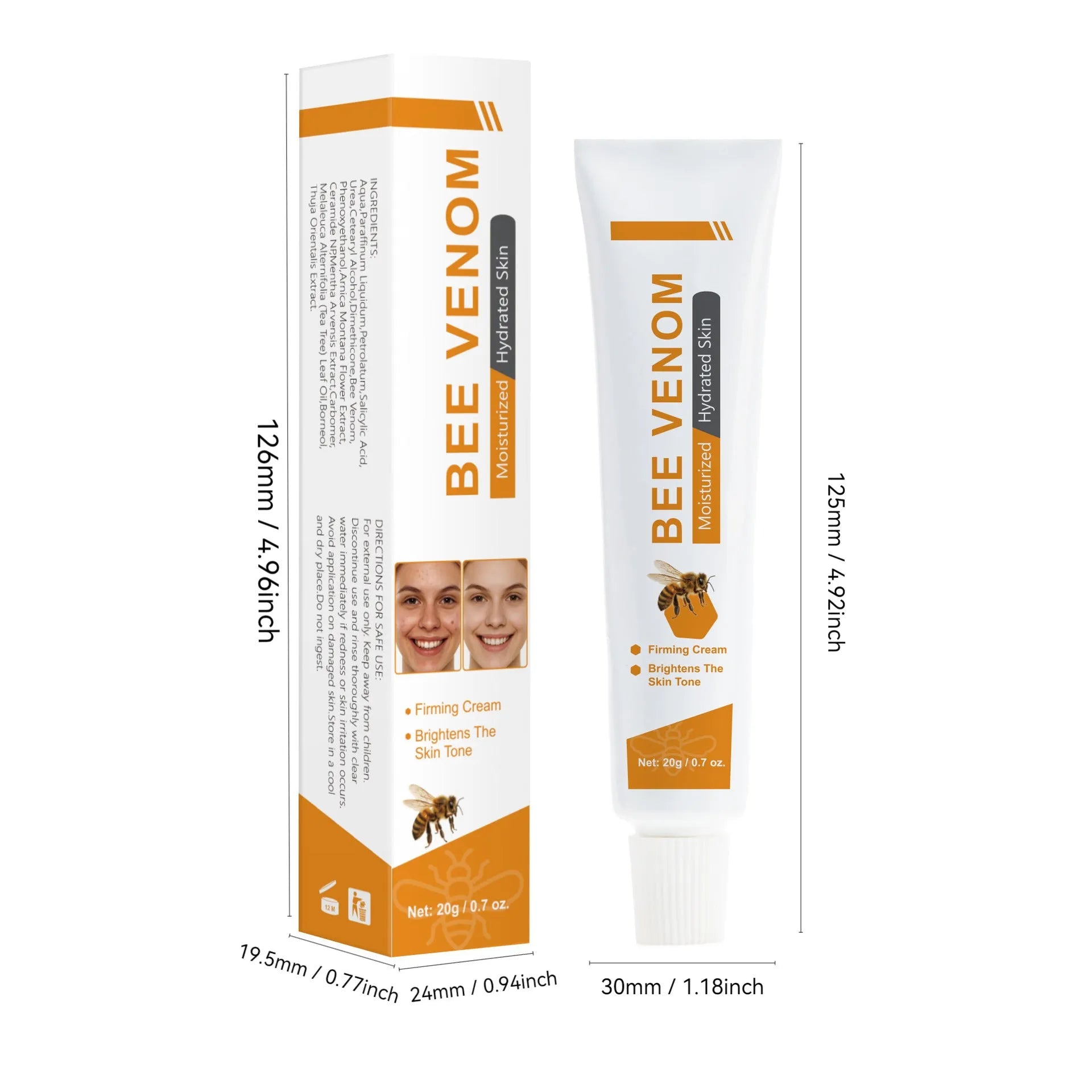 Universal Beauty Bee Facial Cream 20g container showing nursing cream moisturiser