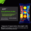 Three rolls of Glue E clean smell glutinous rice wallpaper adhesive for wall decoration