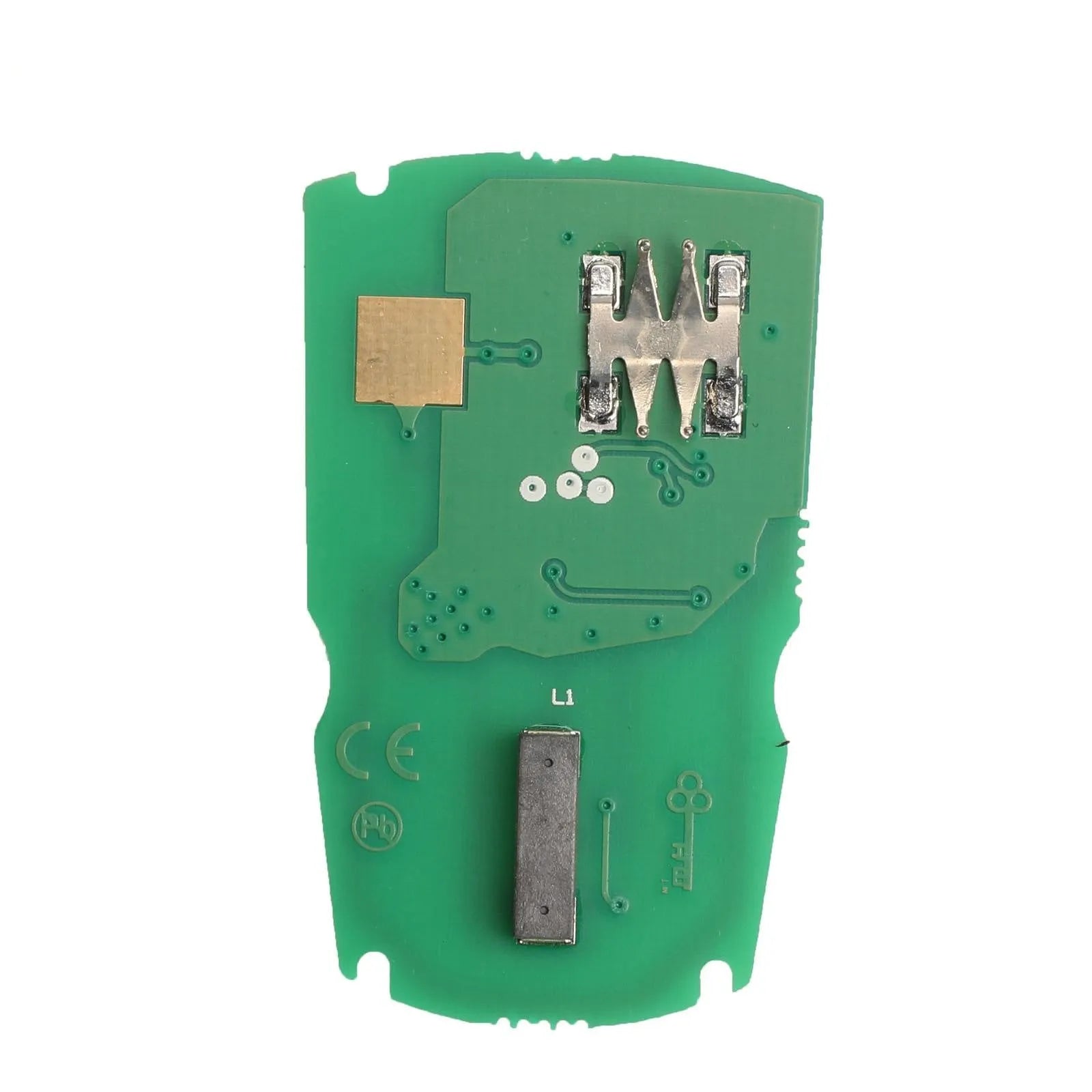 BMW semi-intelligent remote car key fob replacement unit containing three keys.
