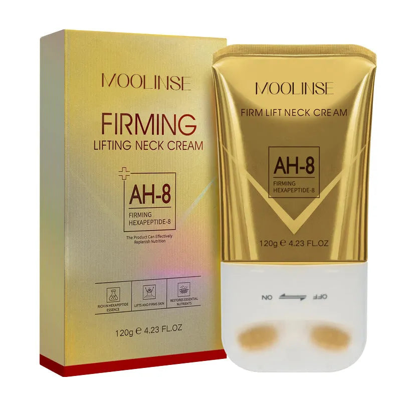 Neck Roller Cream moisturiser for dry skin in medium sample size packaging