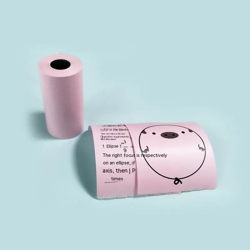 57 x 30 cm pink and yellow blue thermal paper roll for student wrong questions and cash registers