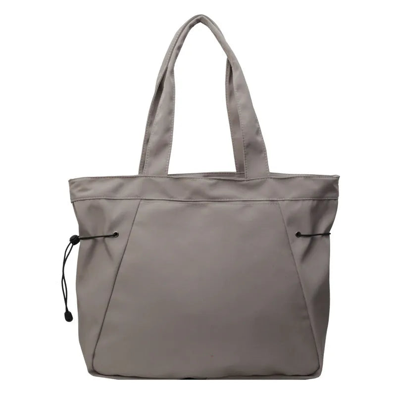 Soft Oxford cloth folding tote bag in street trend style shown in multiple colour options