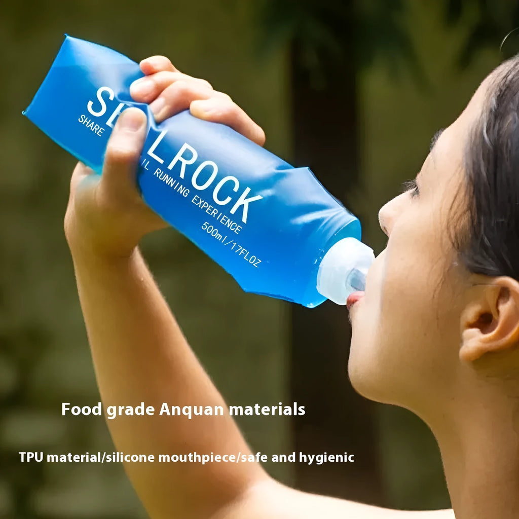 Plastic portable drinking straw for outdoor mountain climbing and biking activities