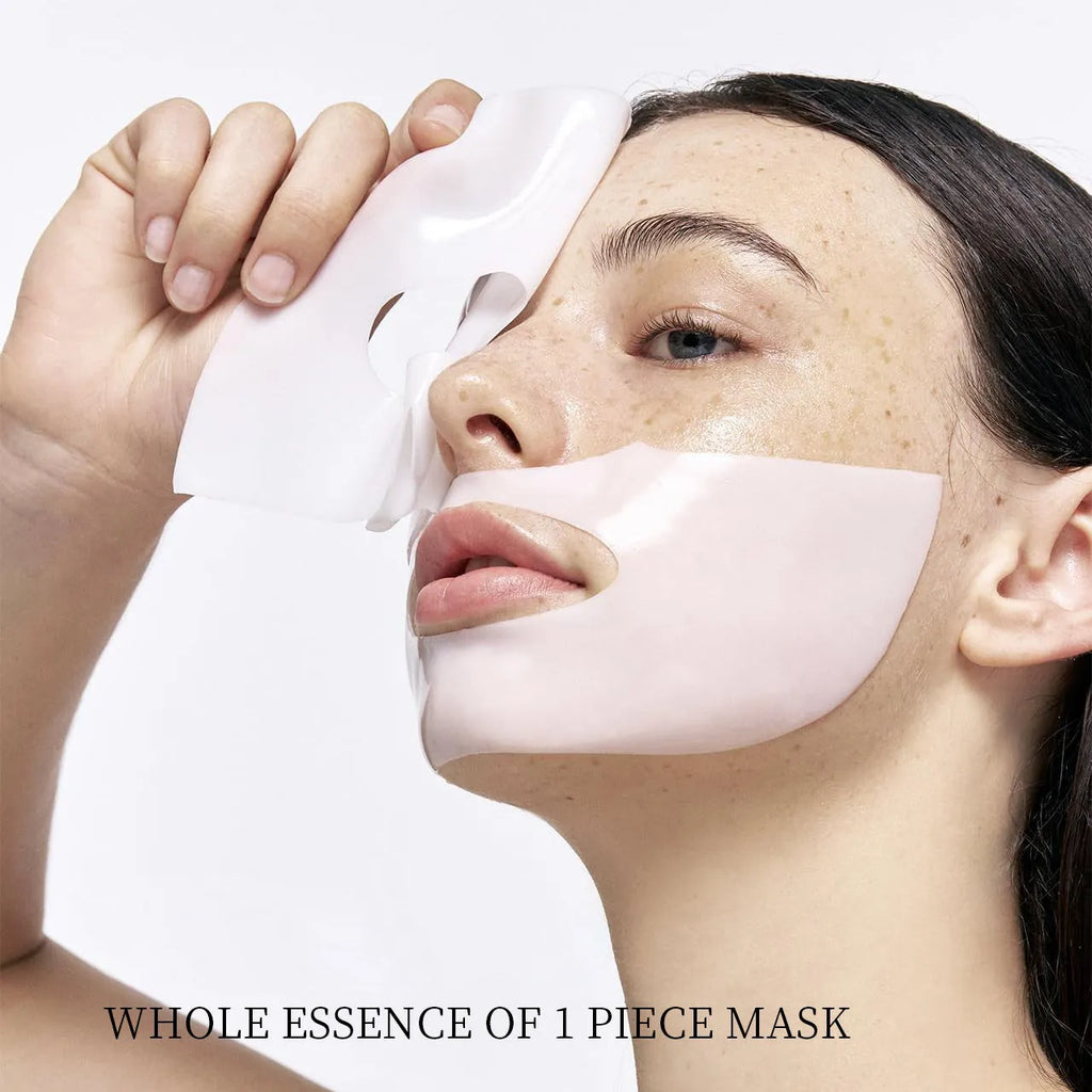 Collagen layered patch mask 4-piece box for facial moisturising treatment
