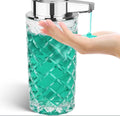 Automatic sensor soap dispenser with PET shell and silver plating in foam and thick liquid models