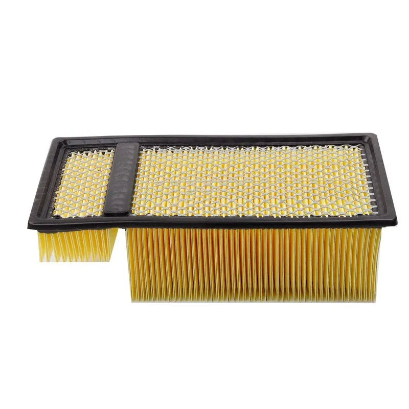 Dodge Ram pickup truck replacement air filter cartridge showing dimensions