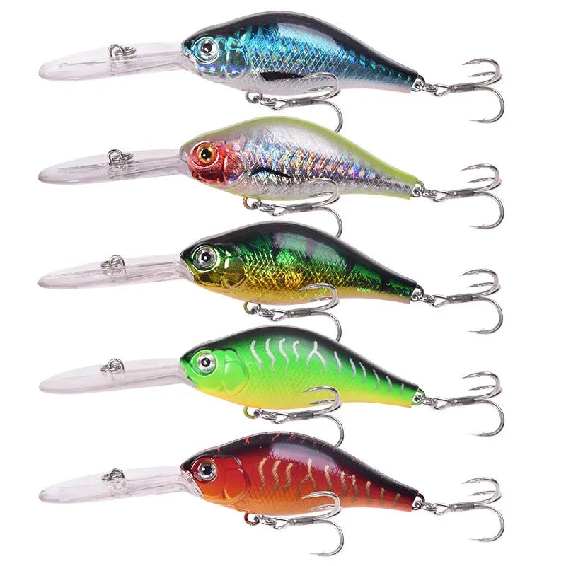 Little Fat Man 10.5cm deep diving hard minnow fishing lure in multiple colour options