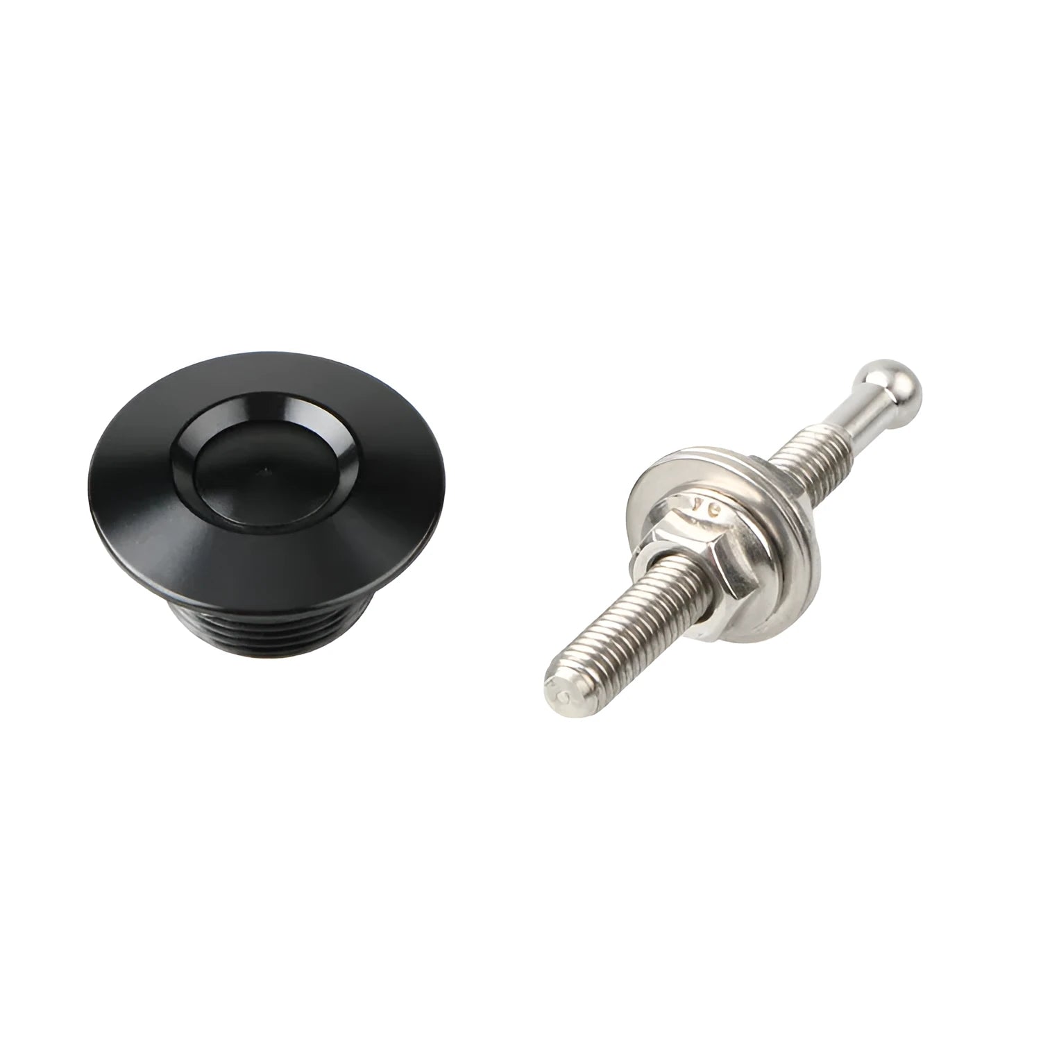 30mm aluminium engine cover lock in silver, black, gold, blue, or red for modified racing cars