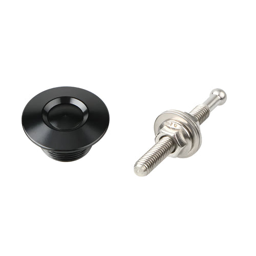 30mm aluminium engine cover lock in silver, black, gold, blue, or red for modified racing cars