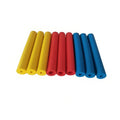Pack of black rubber grip hoses for tableware pens showing inner diameter options of 10mm and 18mm.