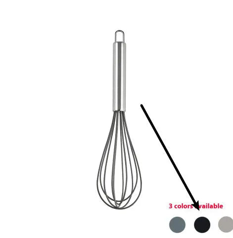 12 piece silicone kitchenware set with rotating storage bucket including spatula, ladle, spoon and cooking utensils