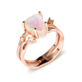 S925 sterling silver irregular triangle moonstone ring in rose gold, white gold, or yellow gold plating.