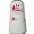 FF5776 white metal folding diesel filter element with 2mm ports for automotive oil systems.