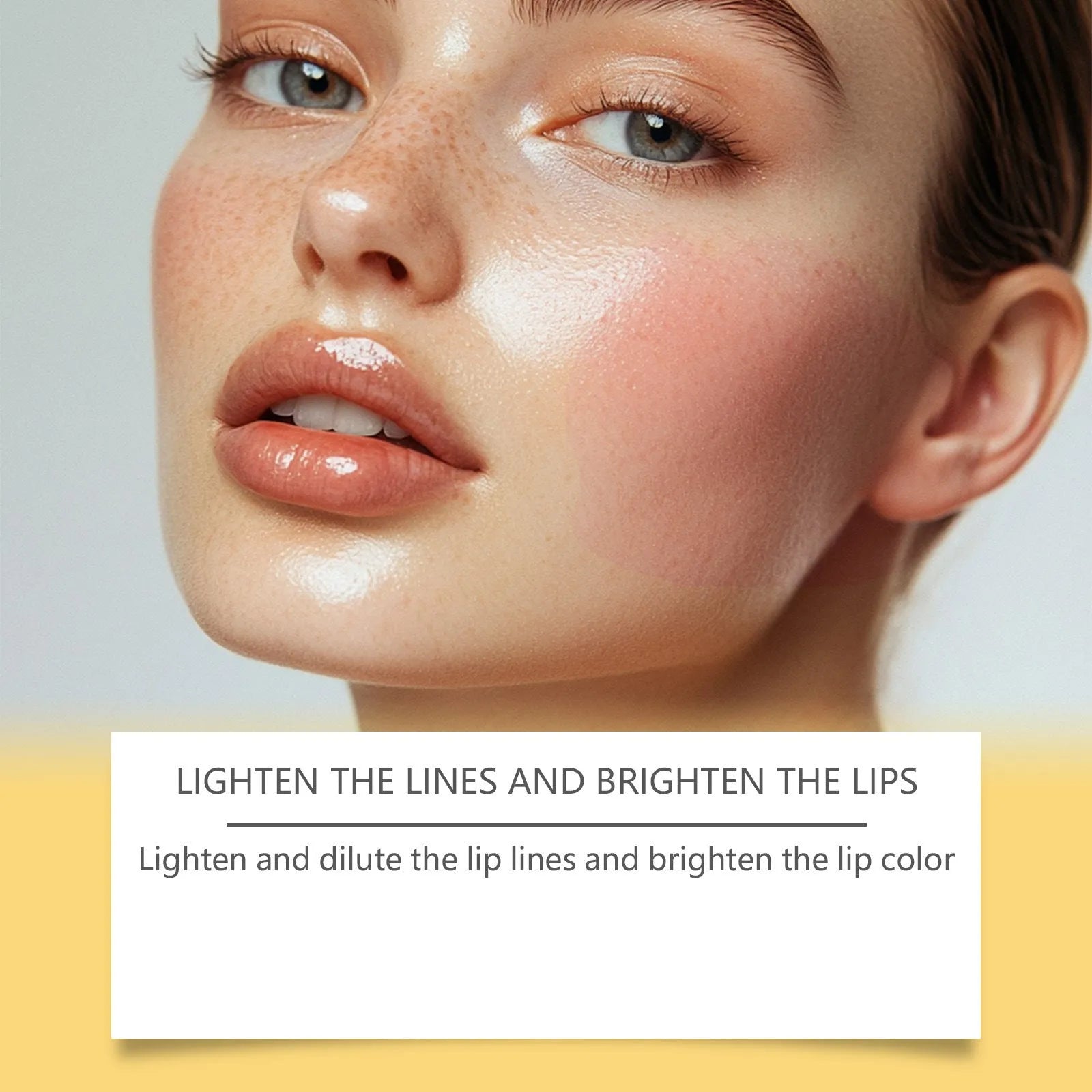 Gold foil discolouration nourishing lipstick in case, 3.5g net content.