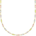 Ladies' geometric crystal necklace with electroplated alloy pendant and chain, adjustable 41-50cm length