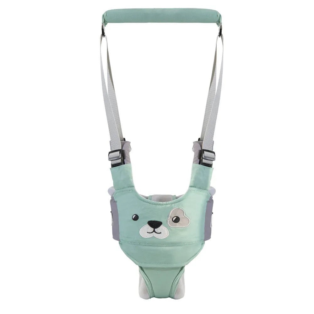 Cotton baby walking harness belt in multiple colour options including vest and stall protector styles