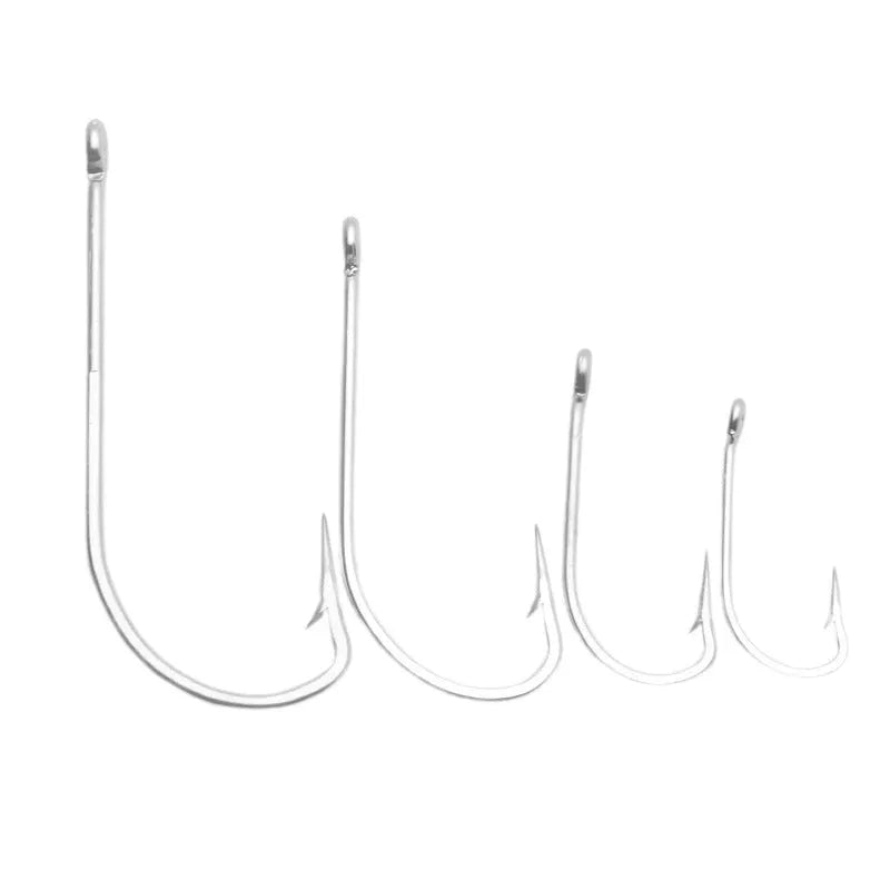 Alloy steel sea fishing hooks in multiple styles for ocean boat fishing