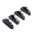 Four triangular automotive rear spoiler units for General Motors vehicles with mounting hardware