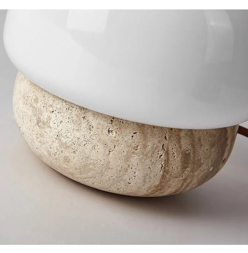 Cream style retro creative bedside lamp body with button switch measuring 18x17cm for warm bulb lighting
