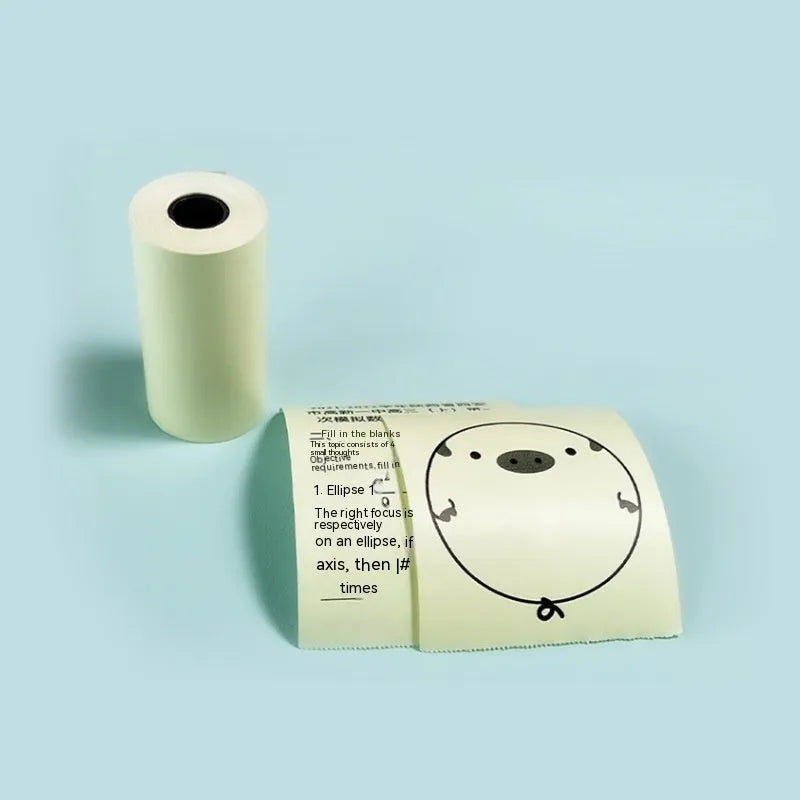 57 x 30 cm pink and yellow blue thermal paper roll for student wrong questions and cash registers
