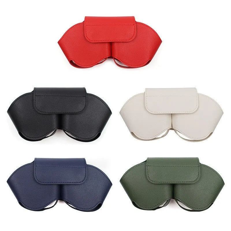 AirPods Max headphone protective case in PU leather, shown in multiple colour options.