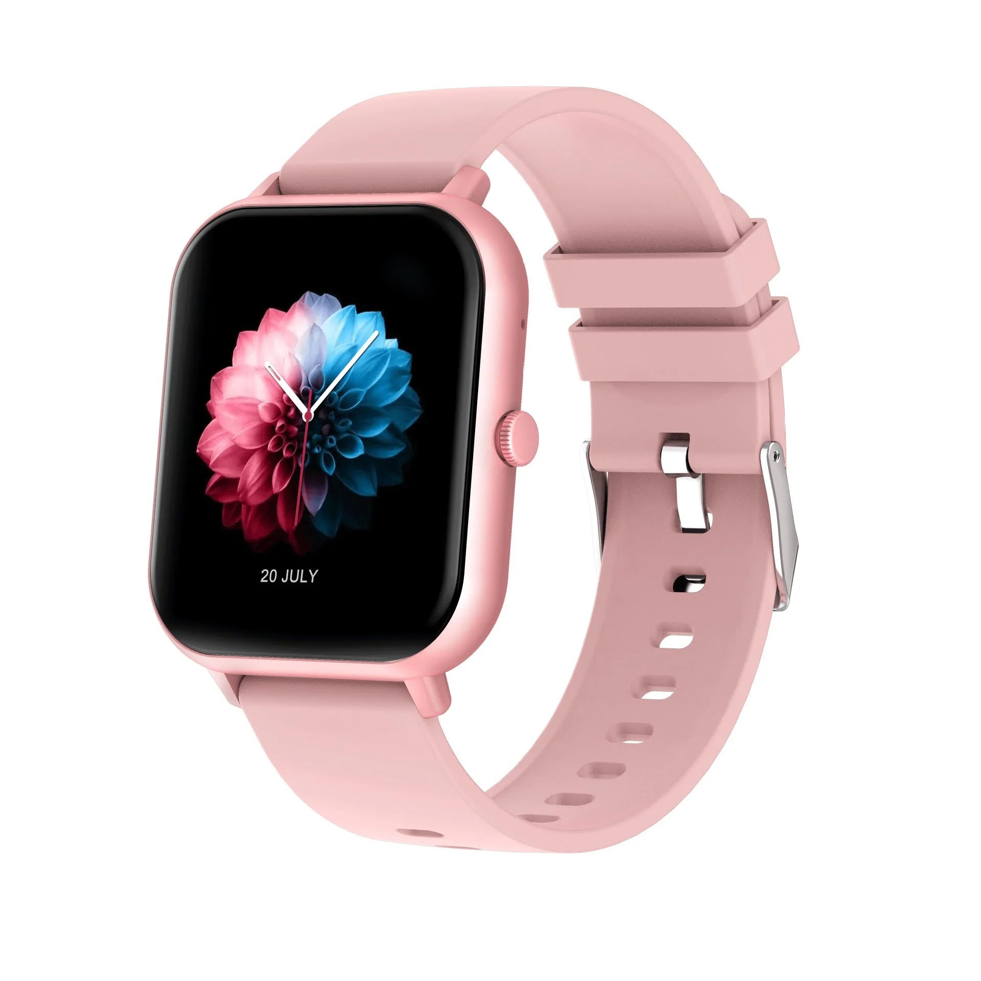 Bluetooth smart watch with AI voice control and heart rate monitoring function in multiple colour options