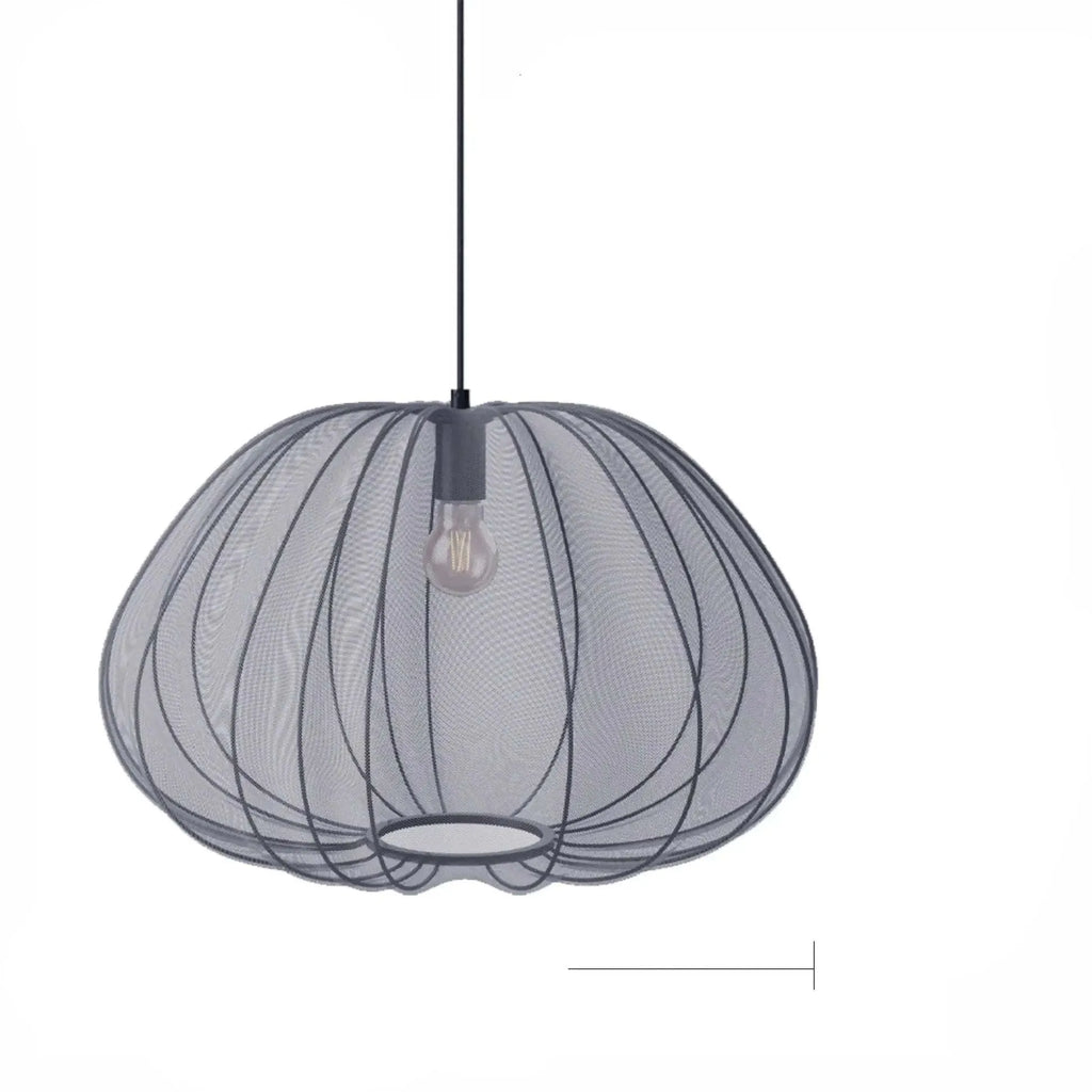 Japanese style branch ceiling lamp in white and grey-blue variants with three colour LED lighting