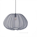 Japanese style branch ceiling lamp in white and grey-blue variants with three colour LED lighting
