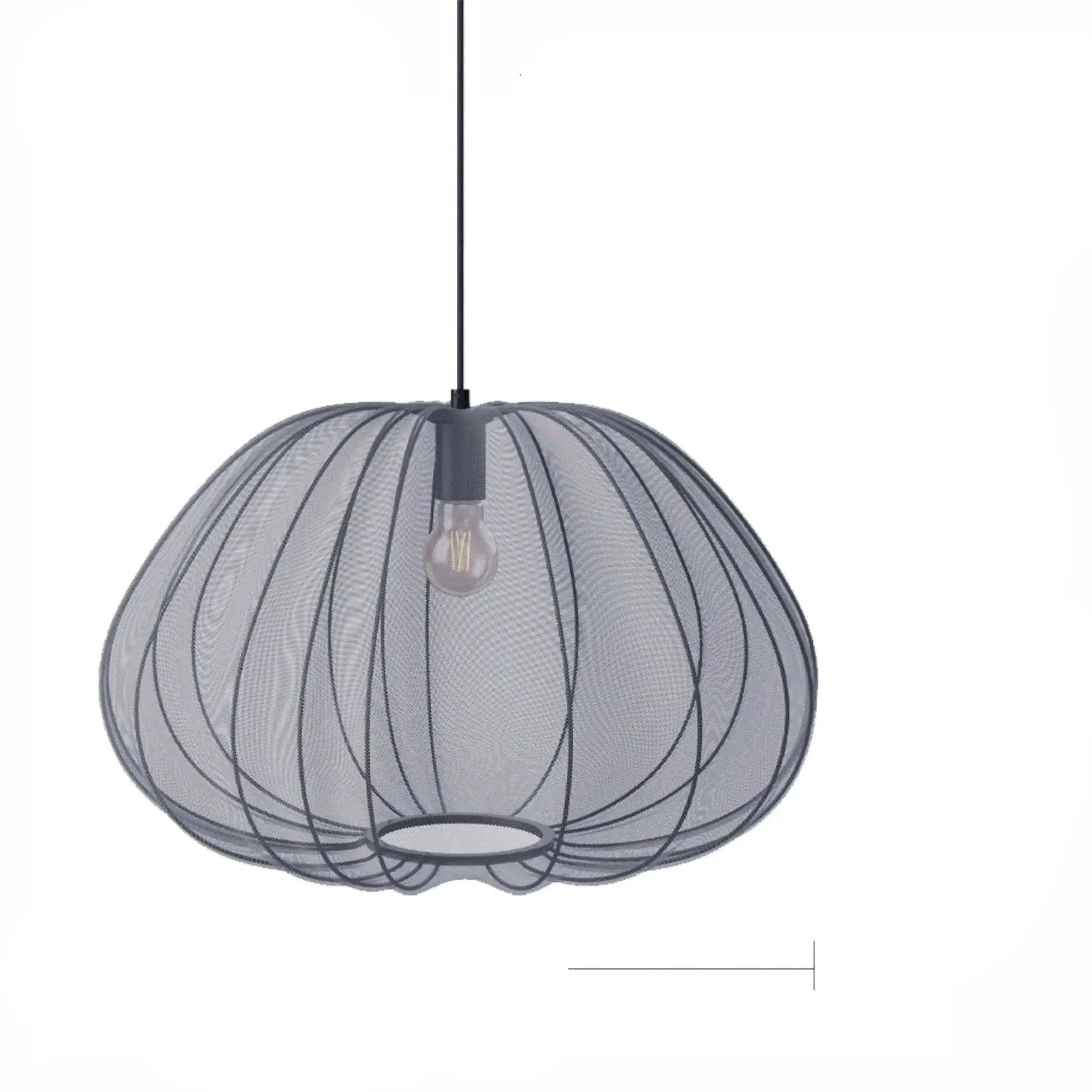 Japanese style branch ceiling lamp in white and grey-blue variants with three colour LED lighting
