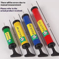 Plastic manual hand pump for sports balls and balloons in mixed colours